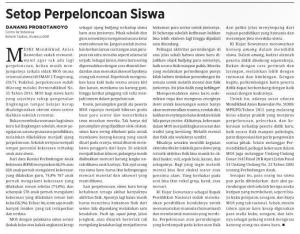 Opini Saya di Lampung Post, Medio: Agustus 2015