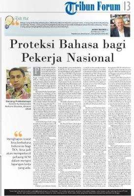 Opini Saya di Banjarmasin Post, Medio: Agustus 2014